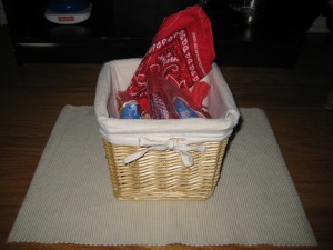 Red Treasure Basket