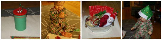 12 Days of Montessori Christmas - Infant Toddler Activities, Days 1-4