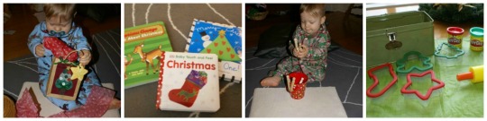 12 Days of Montessori Christmas - Infant Toddler Activities - Day 5-8