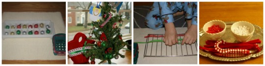 12 Days of Montessori Christmas - Preschool Activities - Day 1-4