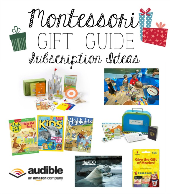 Montessori Gift Guide Subscription Ideas for Families